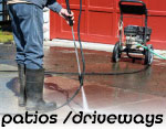 Patio and driveway cleaning