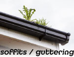 Soffits and guttering cleaning